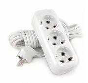 Удлинитель бытовой 3 гнезд ПВС 3*0,75 220 вт 10А с/з 3 м