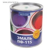 Эмаль ПФ 115 «ПРОСТОКРАШЕНО» белая 2,7кг