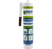 Герметик RoofComplect силиконовый универсальный прозрачный 260мл (24шт/уп)