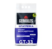 Шпатлевка безусадочная гипсовая 5кг Геркулес