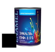 Эмаль ПФ 115 «ПРОСТОКРАШЕНО» черная 2,7кг