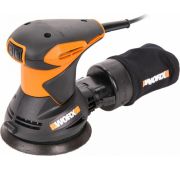 Шлифмашина эксцентриковая WORX WX652/1 (300Вт, 125мм, 1200 об/мин, ампл.2,5мм, 1.4 кг)