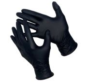 Перчатки GWARD DELTAGRIPTotal Black Slim SN нитриловые неопудренные черного цвета р-р L (9)